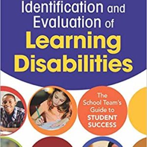 Identification and Evaluation of Learning Disabilities Book