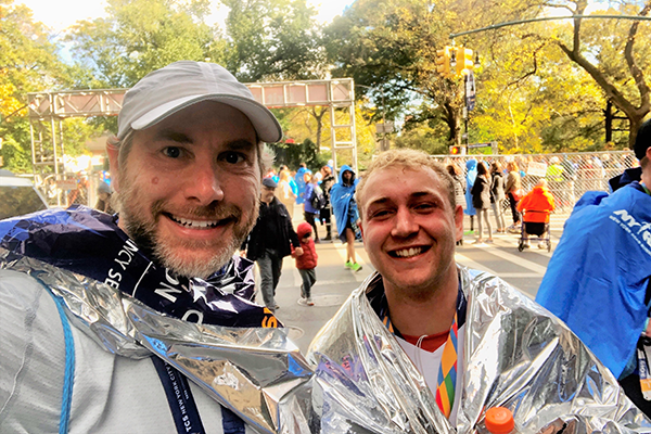 Jack and Tom Post Marathon