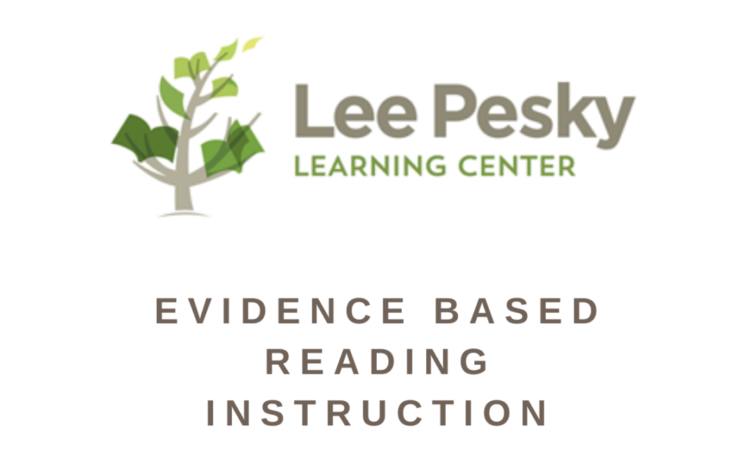 Evidence-Based Reading Instruction