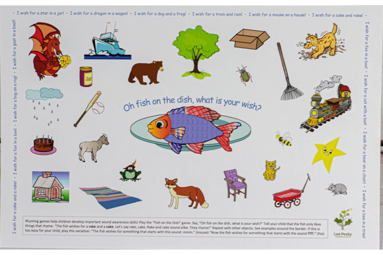 Rhyming Learning Mat – Lee Pesky Learning Center