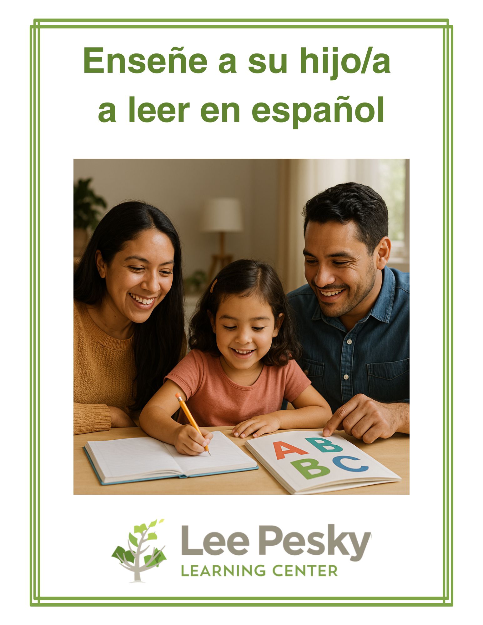 Spanish Reading Guide: Enséñale a su hijo a leer en español
